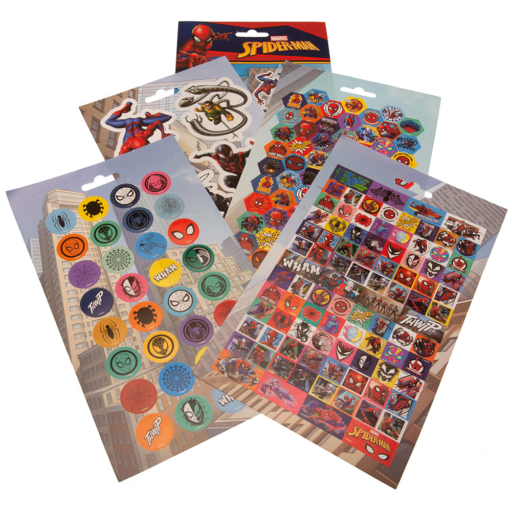 Spider-Man 200pc Sticker Set - Officially licensed merchandise.