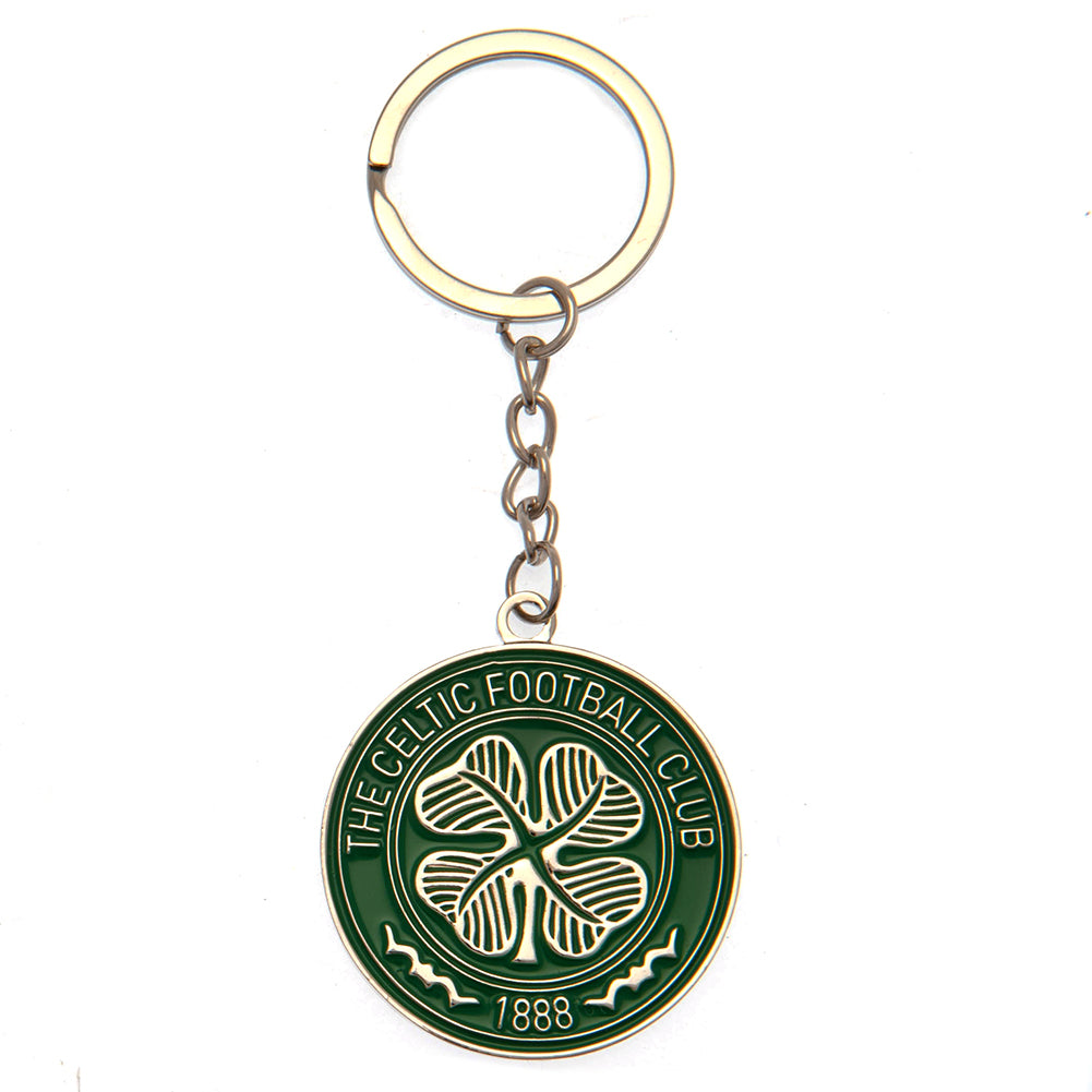 Celtic FC Keyring GR - Officially licensed merchandise.