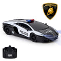 Lamborghini Aventador Radio Controlled Car 1:24 Scale Police - Officially licensed merchandise.