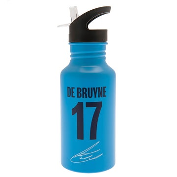 Manchester City FC Aluminium Drinks Bottle De Bruyne - Officially licensed merchandise.