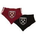 West Ham United FC 2 Pack Bibs ST - Officially licensed merchandise.