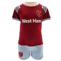 West Ham United FC Shirt & Short Set 12-18 Mths ST - Officially licensed merchandise.