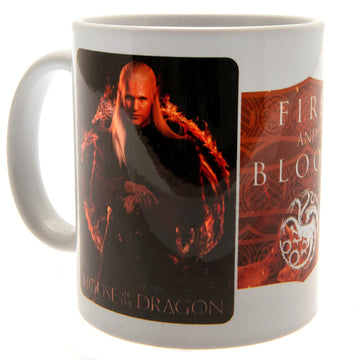 House Of The Dragon Mug Fire And Blood - Officially licensed merchandise.