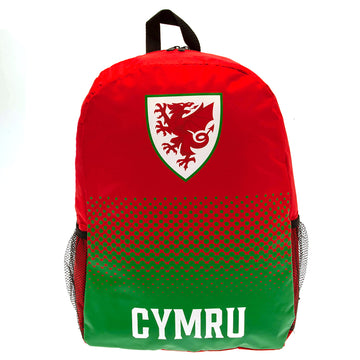 FA Wales Backpack - Officially licensed merchandise.