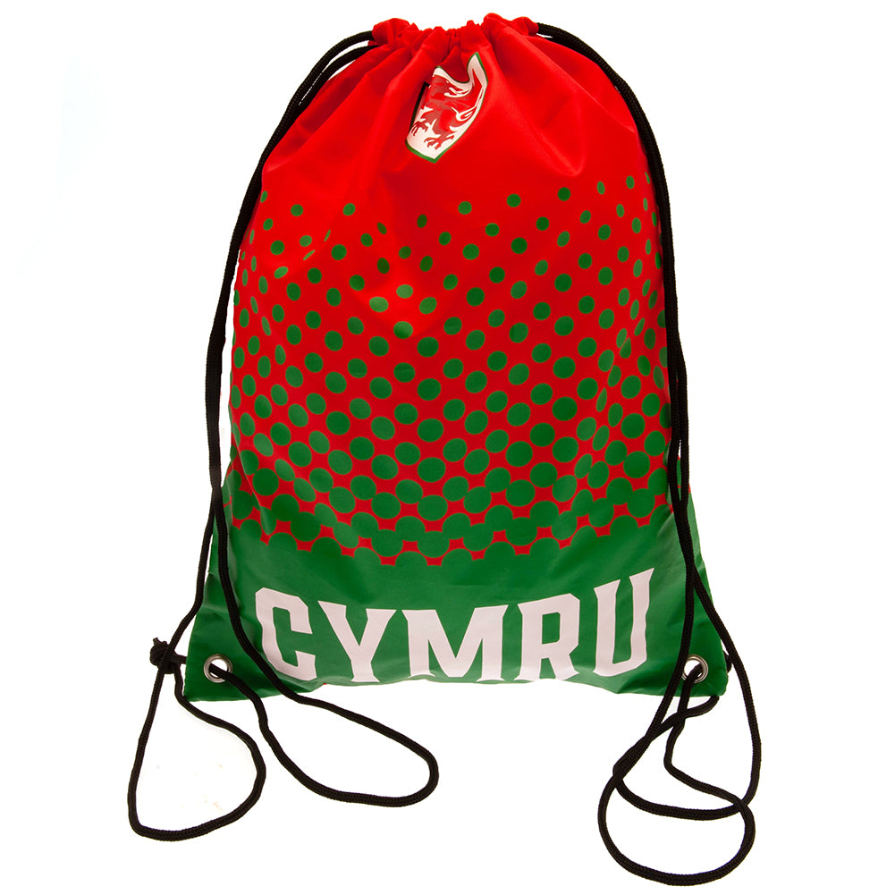 FA Wales Gym Bag - Officially licensed merchandise.