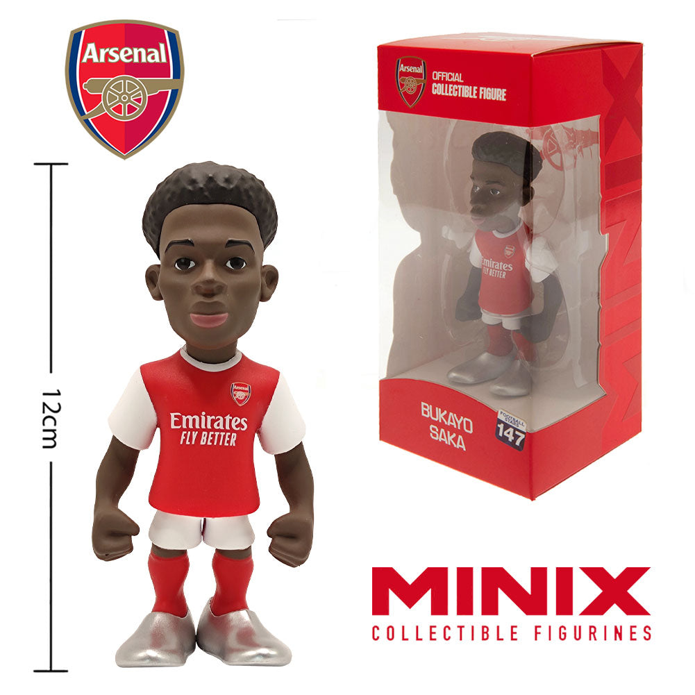 Arsenal FC MINIX Figure 12cm Saka - Officially licensed merchandise.