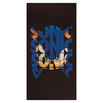 Sonic The Hedgehog Towel - Officially licensed merchandise.