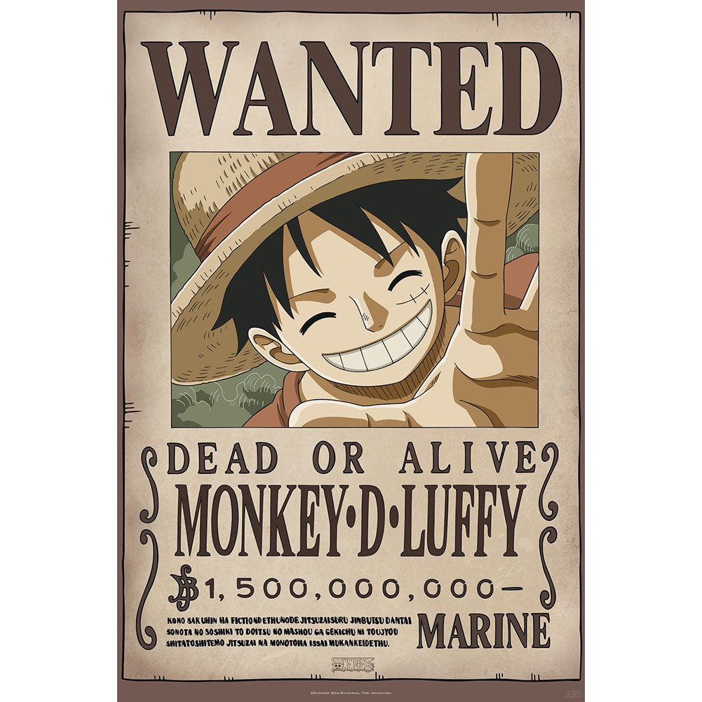 One Piece Poster Wanted 273 - Officially licensed merchandise.