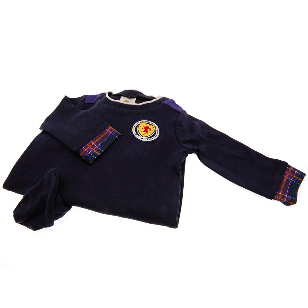 Scottish FA Sleepsuit 9-12 Mths TN - Officially licensed merchandise.