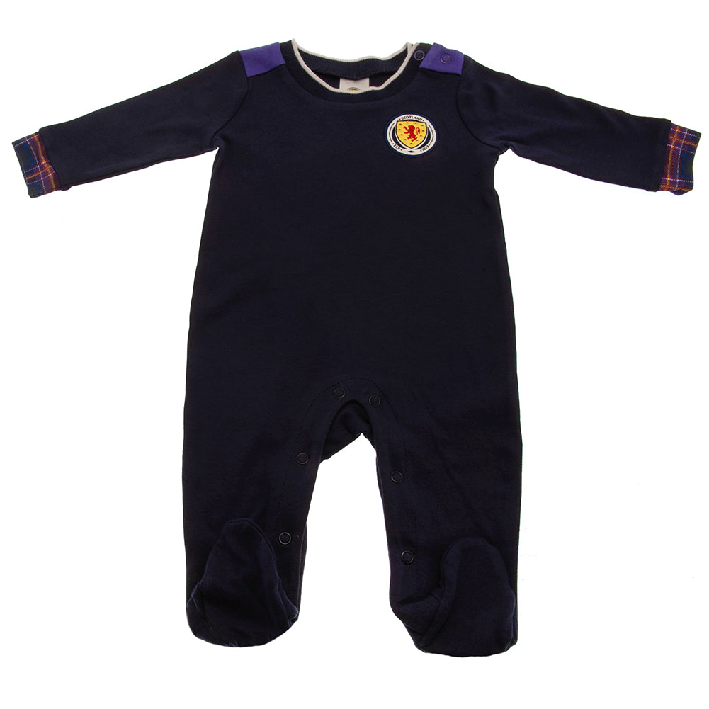 Scottish FA Sleepsuit 12-18 Mths TN - Officially licensed merchandise.