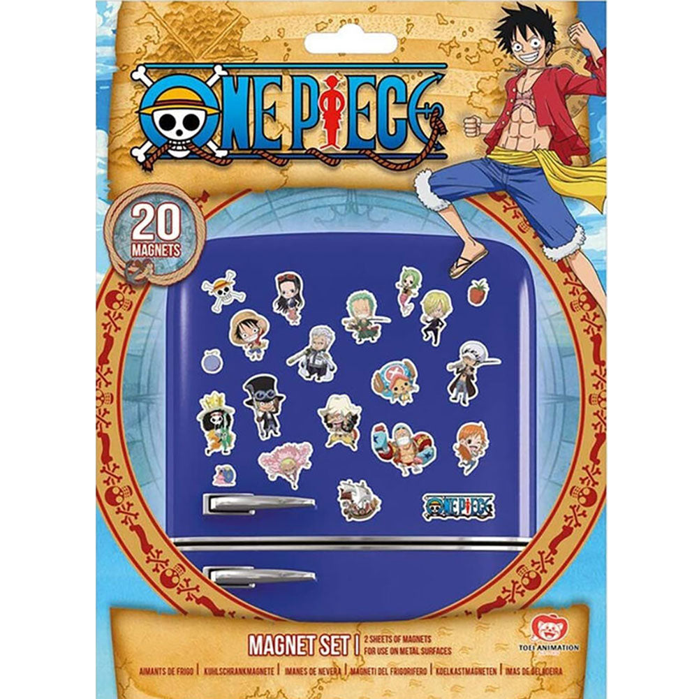 One Piece Fridge Magnet Set - Officially licensed merchandise.