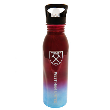 West Ham United FC UV Metallic Drinks Bottle - Officially licensed merchandise.