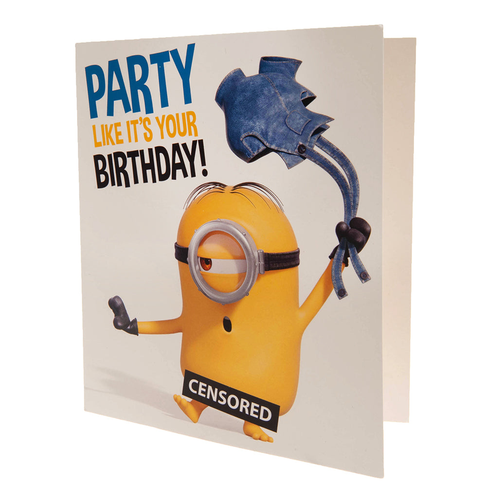 Minions Birthday Card Party - Officially licensed merchandise.