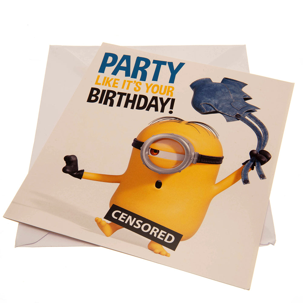 Minions Birthday Card Party - Officially licensed merchandise.