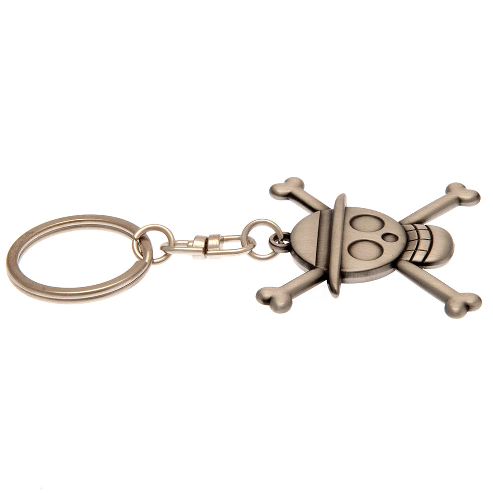 One Piece 3D Metal Keyring Luffy Skull - Officially licensed merchandise.