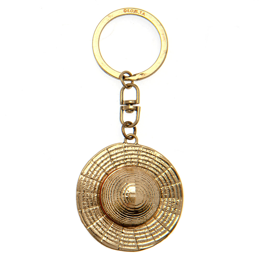 One Piece 3D Metal Keyring Straw Hat - Officially licensed merchandise.