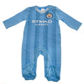 Manchester City FC Sleepsuit 0/3 mths ES - Officially licensed merchandise.