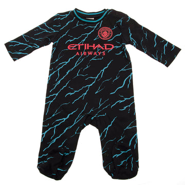 Manchester City FC Sleepsuit 6/9 mths LT - Officially licensed merchandise.