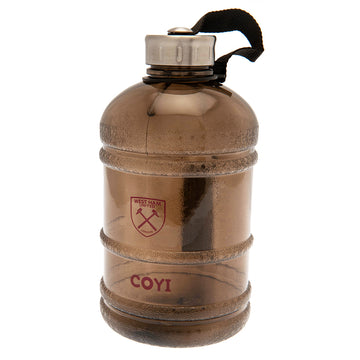 West Ham United FC Barrel Water Bottle - Officially licensed merchandise.