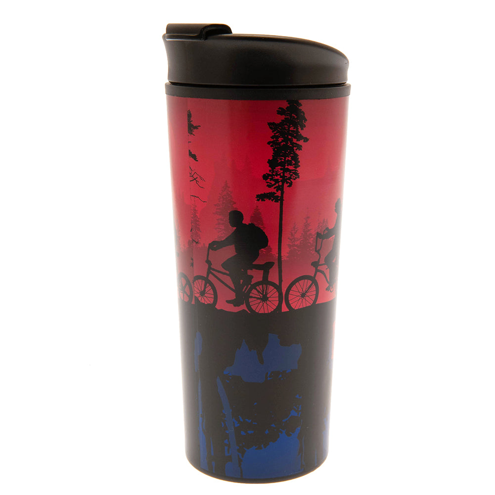 Stranger Things Metal Travel Mug - Officially licensed merchandise.