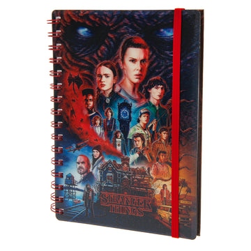 Stranger Things 4 3D Notebook Vecna - Officially licensed merchandise.