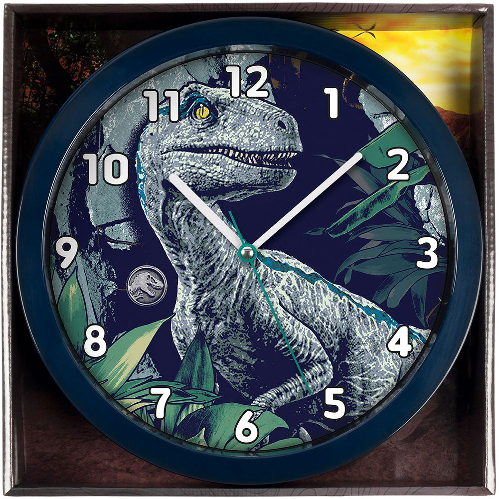 Jurassic World Wall Clock - Officially licensed merchandise.