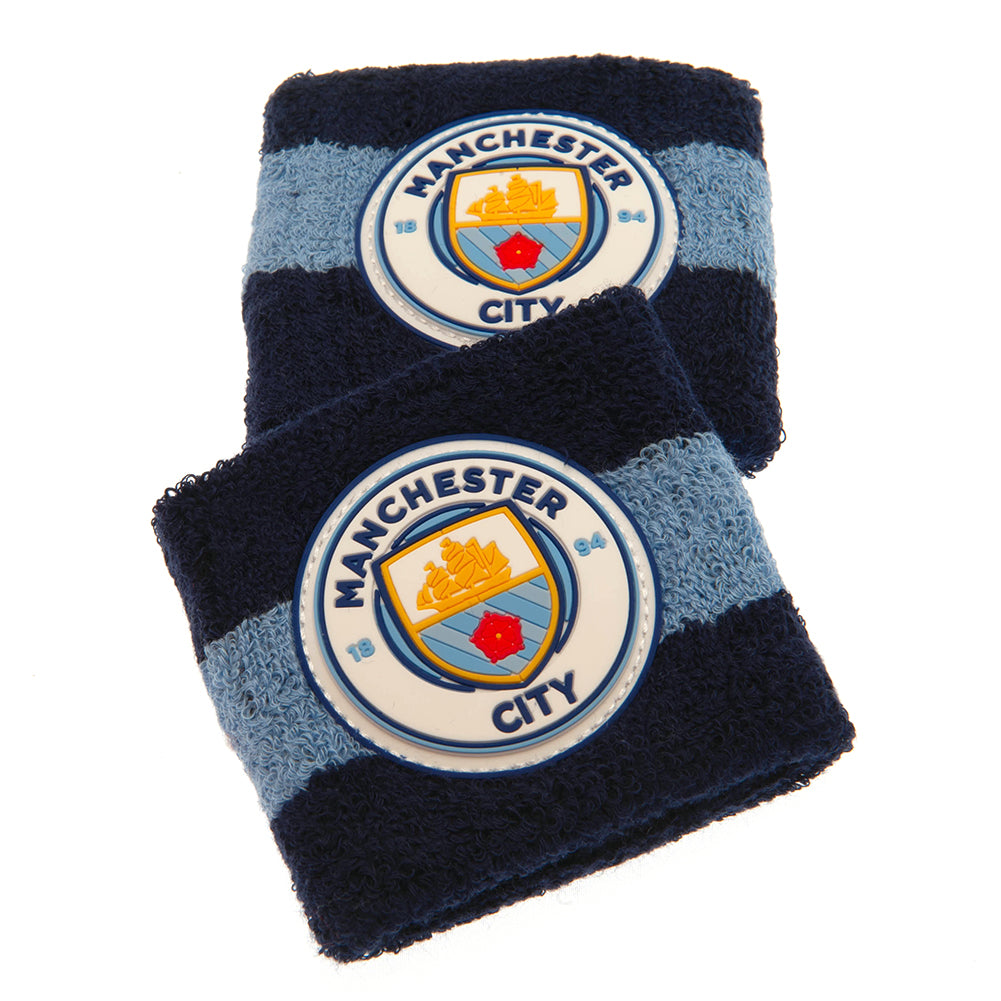 Manchester City FC Wristbands - Officially licensed merchandise.