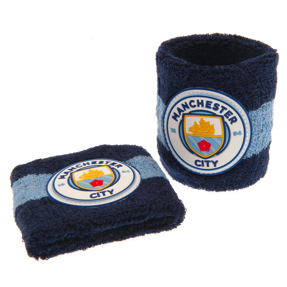 Manchester City FC Wristbands - Officially licensed merchandise.