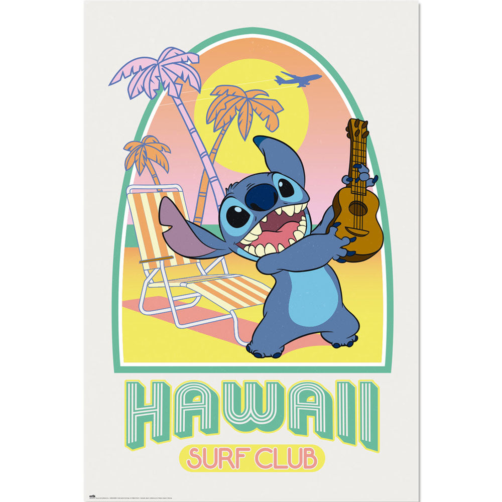 Lilo & Stitch Poster Hawaii 30 - Officially licensed merchandise.