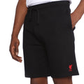 Liverpool FC Sweat Shorts Mens Black Small - Officially licensed merchandise.