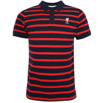 Liverpool FC Stripe Polo Mens Small - Officially licensed merchandise.