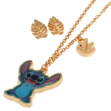 Lilo & Stitch Fashion Jewellery Necklace & Earring Set - Officially licensed merchandise.