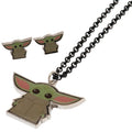 Star Wars: The Mandalorian Fashion Jewellery Necklace & Earring Set - Officially licensed merchandise.