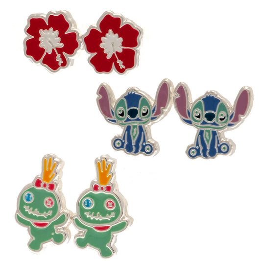 Lilo & Stitch Earring Set