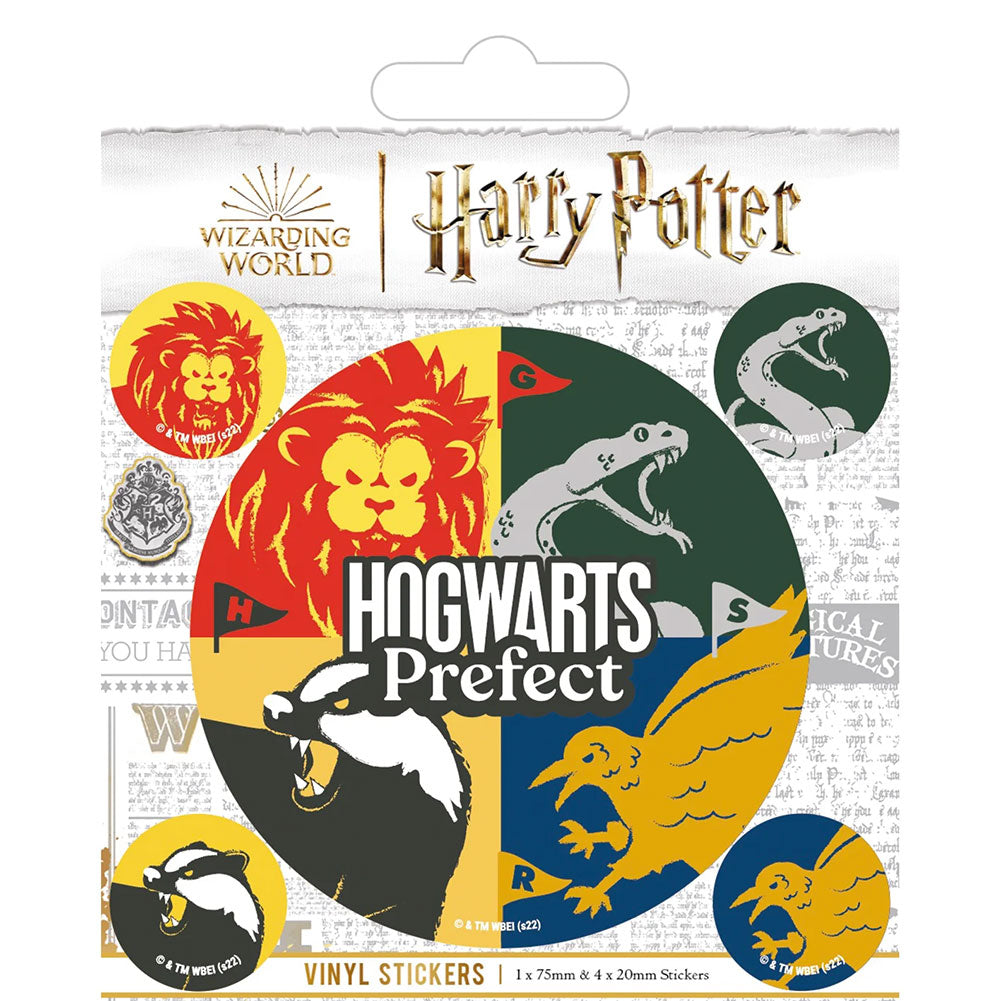 Harry Potter Stickers Hogwarts Prefect - Officially licensed merchandise.