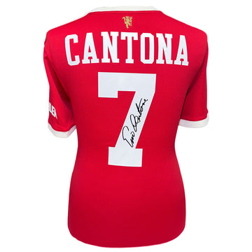 Manchester United FC Cantona Signed Shirt - Officially licensed merchandise.