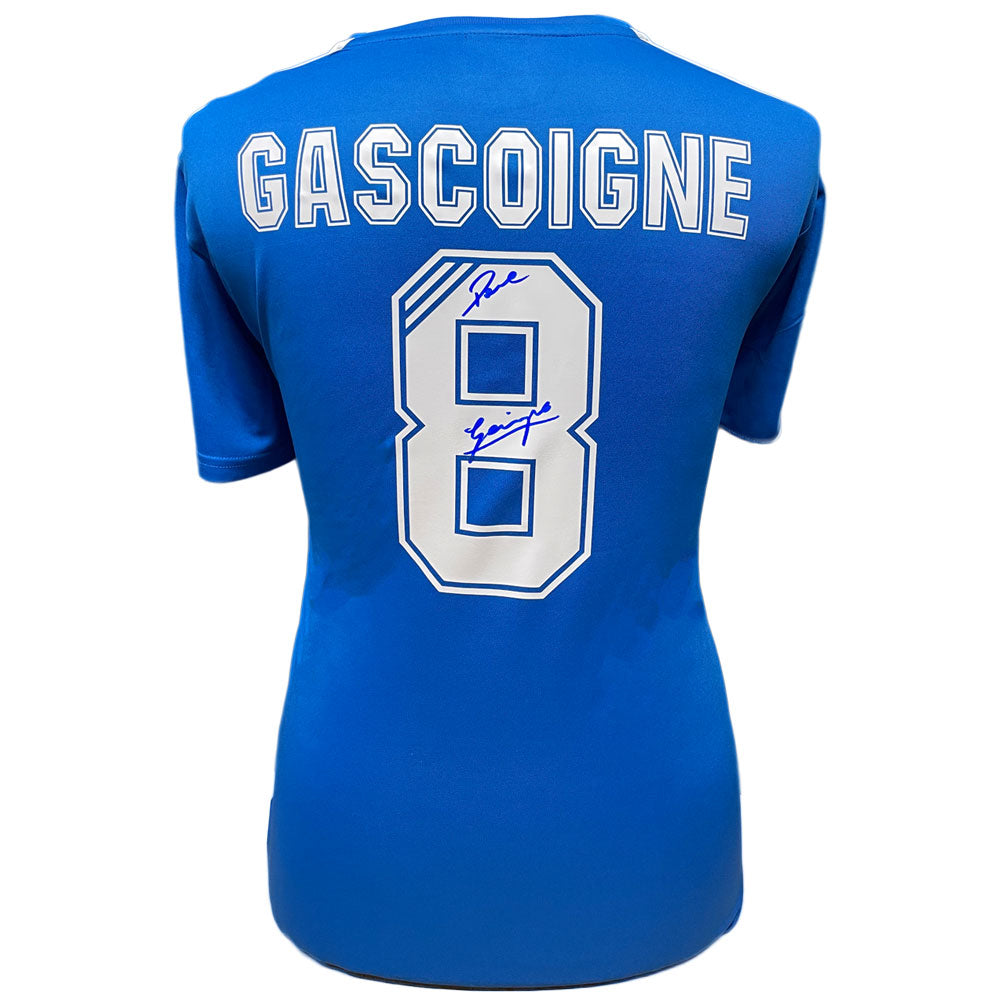 Rangers FC Gascoigne Signed Shirt - Officially licensed merchandise.