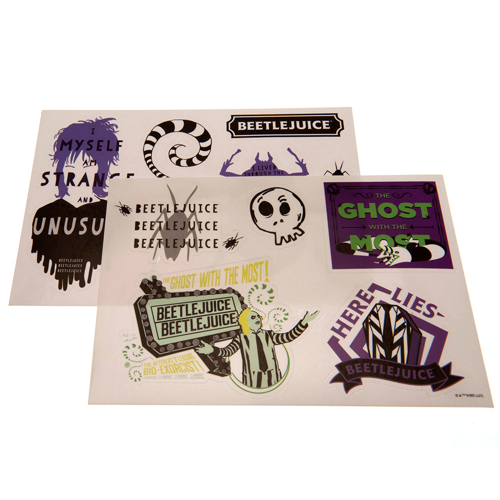 Beetlejuice Tech Stickers - Officially licensed merchandise.