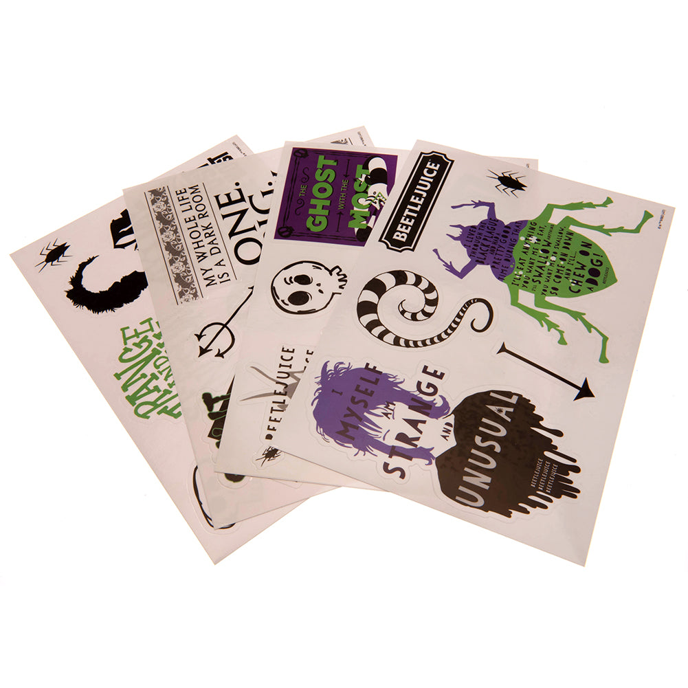 Beetlejuice Tech Stickers - Officially licensed merchandise.