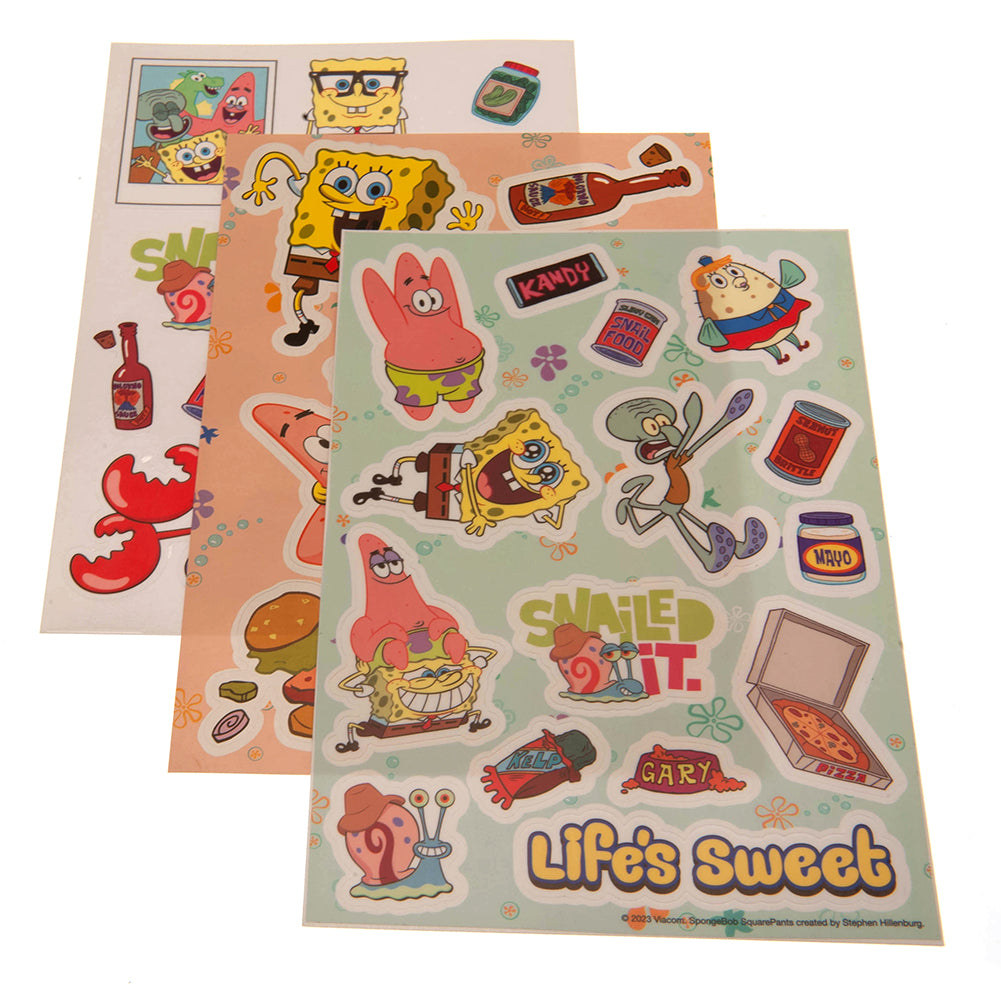 SpongeBob SquarePants Tech Stickers - Officially licensed merchandise.