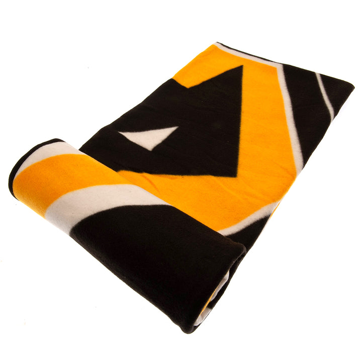 Wolverhampton Wanderers FC Fleece Blanket PL - Officially licensed merchandise.