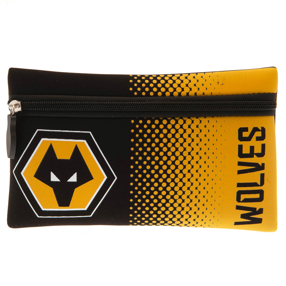 Wolverhampton Wanderers FC Pencil Case - Officially licensed merchandise.