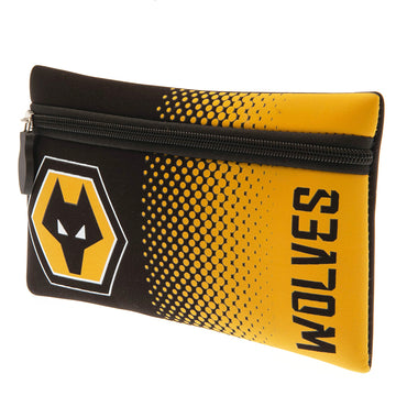 Wolverhampton Wanderers FC Pencil Case - Officially licensed merchandise.