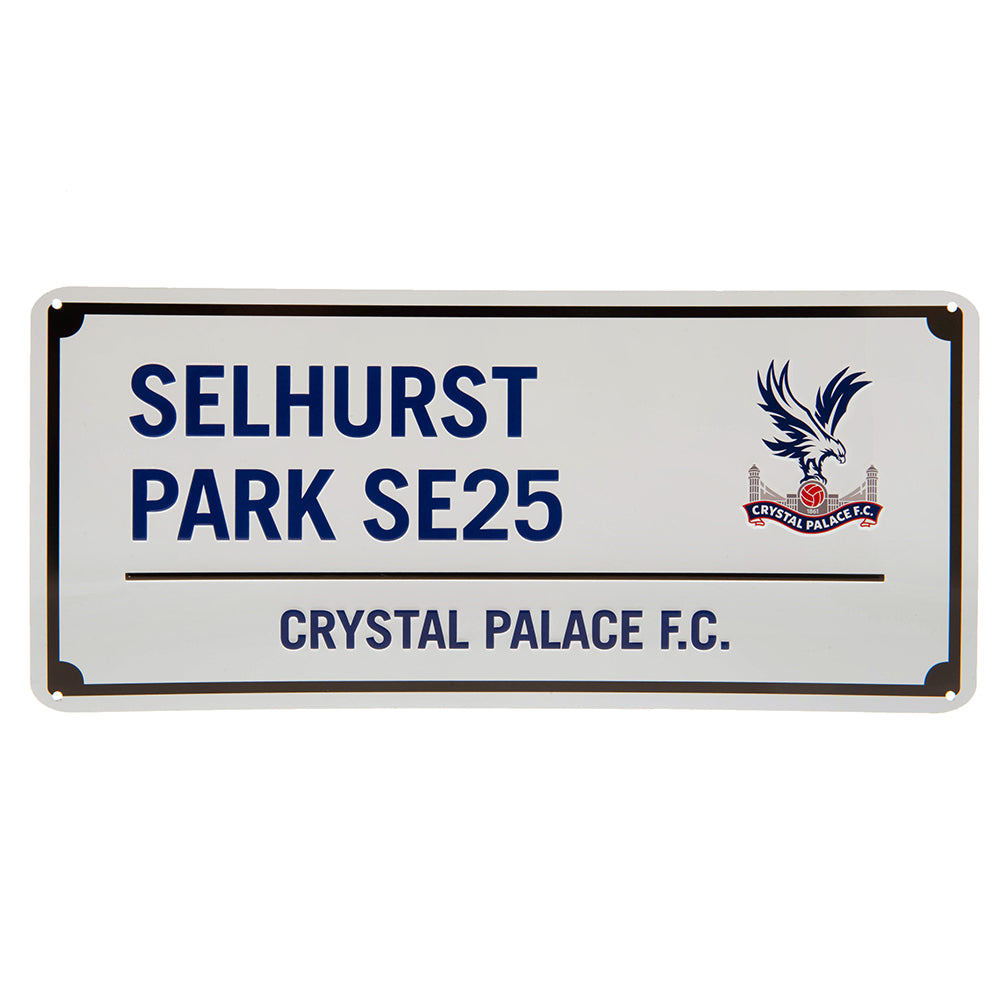 Crystal Palace FC Street Sign BW - Officially licensed merchandise.