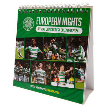 Celtic FC Desktop Calendar 2024 - Officially licensed merchandise.