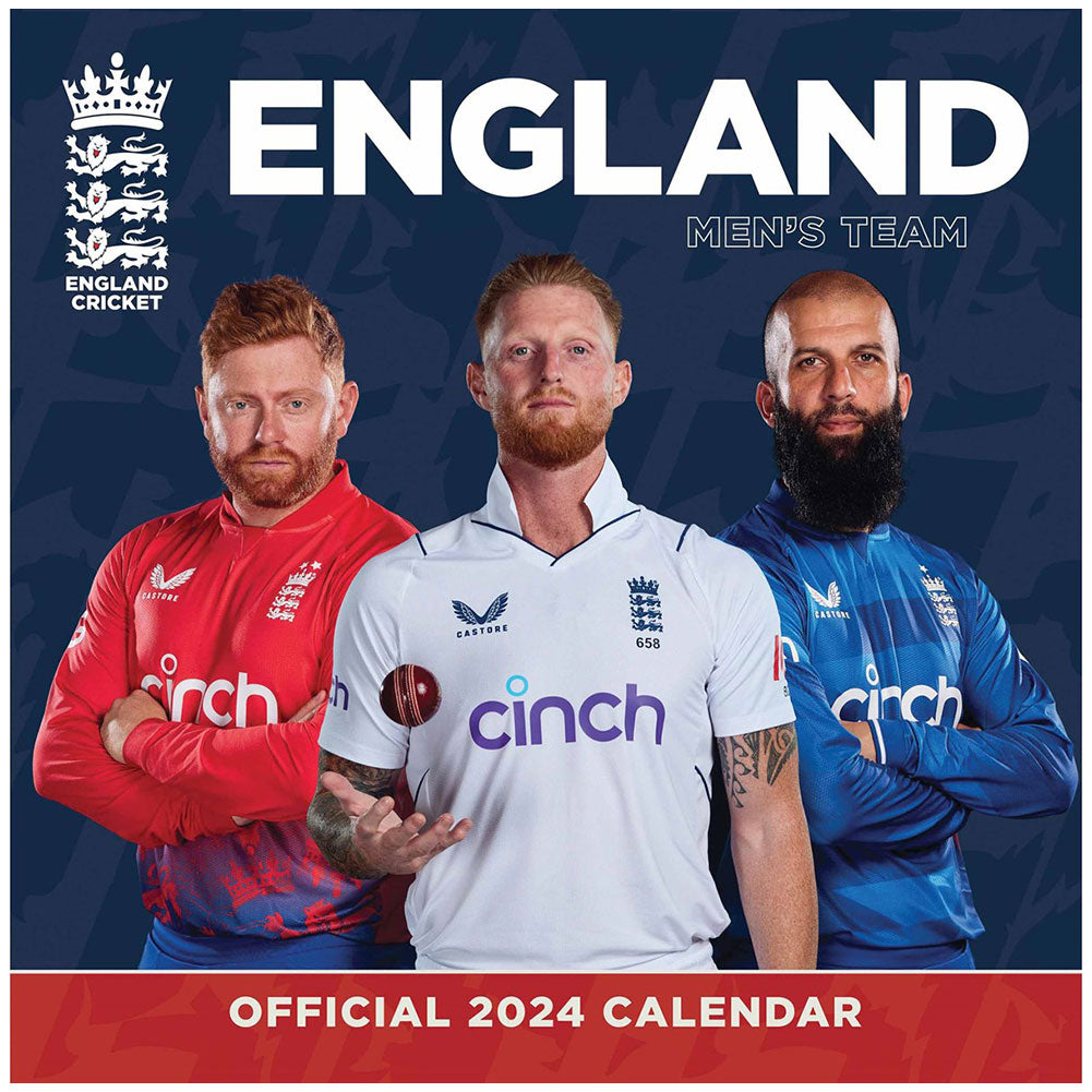 England Cricket Square Calendar 2024 - Official Merch