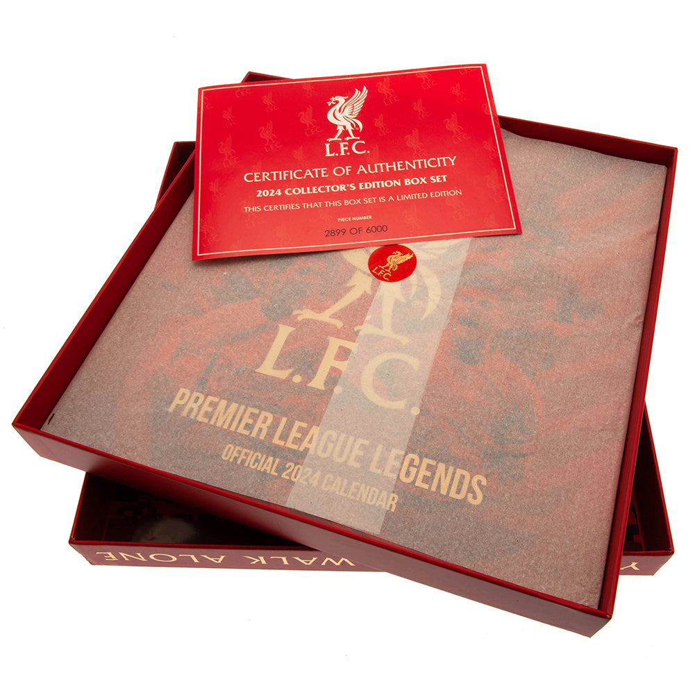 Liverpool FC Calendar & Diary Musical Gift Box 2024 - Officially licensed merchandise.