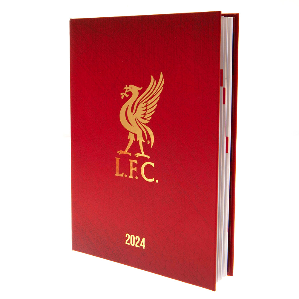 Liverpool FC A5 Diary 2024 - Officially licensed merchandise.