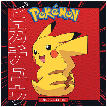 Pokemon Square Calendar 2024 - Officially licensed merchandise.