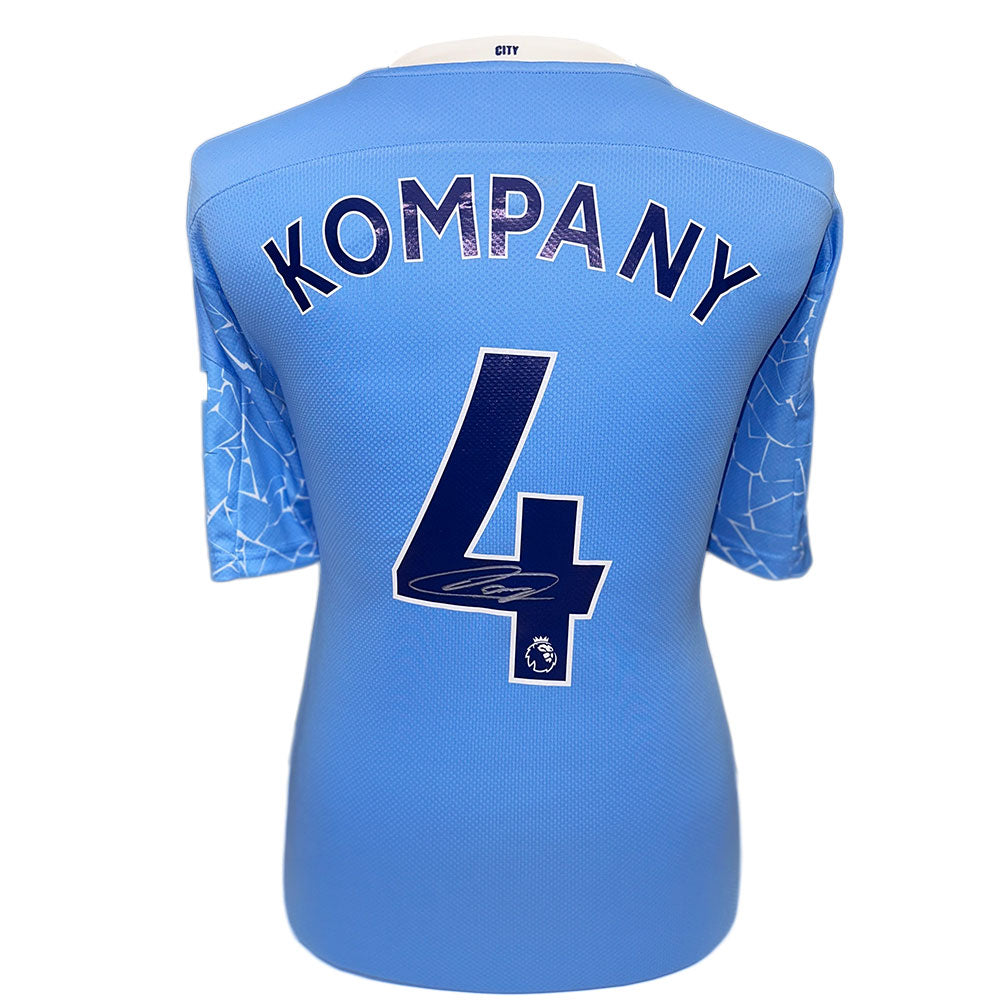 Manchester City FC Kompany Signed Shirt - Officially licensed merchandise.